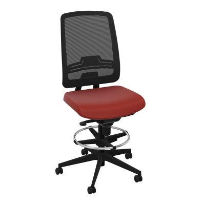 OSCAR 2 SIEGE CONFORT HD RESIL CADRE NOIR ASSISE TISSU-ROUL SOL DUR FREIN EN CHARGE E6 SV