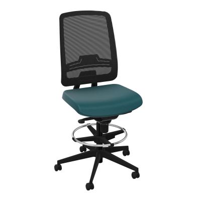 OSCAR 2 SIEGE CONFORT HD RESIL CADRE NOIR ASSISE TISSU-ROUL SOL SOUPLE FREIN EN CHARGE A4