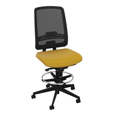OSCAR 2 SIEGE CONFORT HD RESIL CADRE NOIR ASSISE TISSU-ROUL SOL SOUPLE FREIN EN CHARGE A5