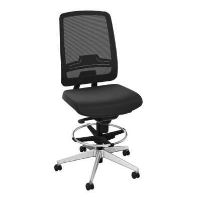 OSCAR 2 SIEGE CONFORT HD RESIL CADRE NOIR ASSISE TISSU-ROUL SOL SOUPLE FREIN EN CHARGE A6