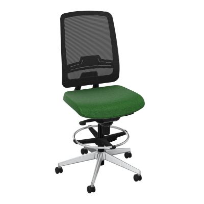 OSCAR 2 SIEGE CONFORT HD RESIL CADRE NOIR ASSISE TISSU-ROUL SOL SOUPLE FREIN EN CHARGE B2