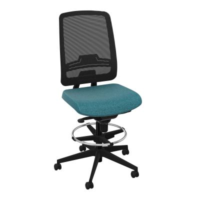 OSCAR 2 SIEGE CONFORT HD RESIL CADRE NOIR ASSISE TISSU-ROUL SOL SOUPLE FREIN EN CHARGE B4