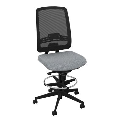 OSCAR 2 SIEGE CONFORT HD RESIL CADRE NOIR ASSISE TISSU-ROUL SOL SOUPLE FREIN EN CHARGE B5