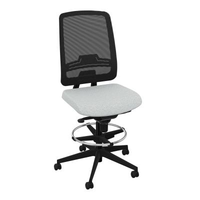 OSCAR 2 SIEGE CONFORT HD RESIL CADRE NOIR ASSISE TISSU-ROUL SOL SOUPLE FREIN EN CHARGE BC