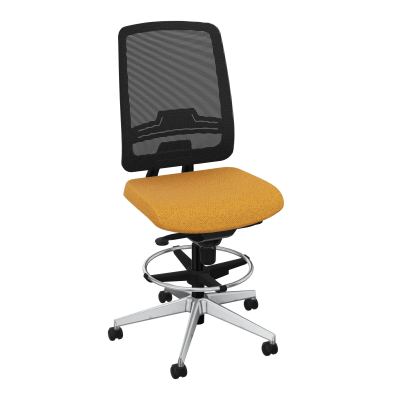 OSCAR 2 SIEGE CONFORT HD RESIL CADRE NOIR ASSISE TISSU-ROUL SOL SOUPLE FREIN EN CHARGE BO