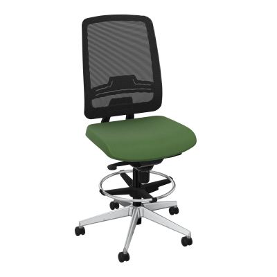 OSCAR 2 SIEGE CONFORT HD RESIL CADRE NOIR ASSISE TISSU-ROUL SOL SOUPLE FREIN EN CHARGE CE