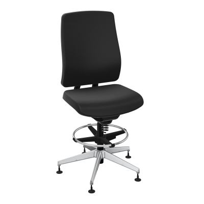 OSCAR 2 SIEGE CONFORT HD TISSU COQ NOIRE-PATINS A6 SQ
