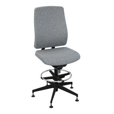 OSCAR 2 SIEGE CONFORT HD TISSU COQ NOIRE-PATINS B5 SV