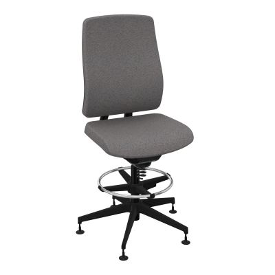 OSCAR 2 SIEGE CONFORT HD TISSU COQ NOIRE-PATINS BN SV