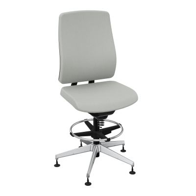 OSCAR 2 SIEGE CONFORT HD TISSU COQ NOIRE-PATINS E5 SQ
