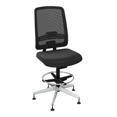OSCAR 2 SIEGE AUTOREG. HD RESIL CADRE NOIR ASSISE TISSU-PATINS A6 SQ IW
