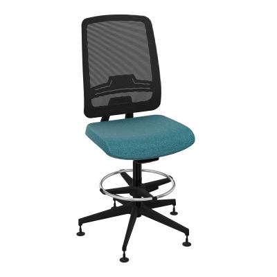 OSCAR 2 SIEGE AUTOREG. HD RESIL CADRE NOIR ASSISE TISSU-PATINS B4 SV IW