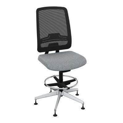 OSCAR 2 SIEGE AUTOREG. HD RESIL CADRE NOIR ASSISE TISSU-PATINS B5 SQ IW