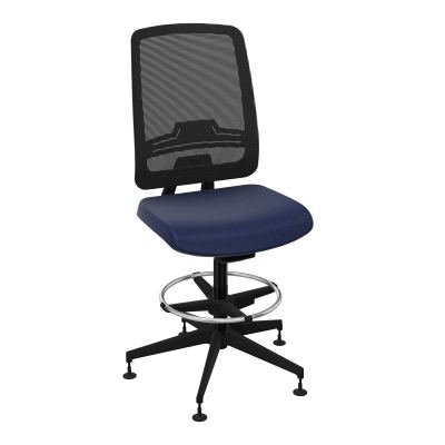 OSCAR 2 SIEGE AUTOREG. HD RESIL CADRE NOIR ASSISE TISSU-PATINS B6 SV IW