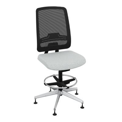 OSCAR 2 SIEGE AUTOREG. HD RESIL CADRE NOIR ASSISE TISSU-PATINS BC SQ IW