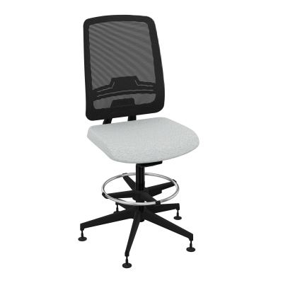 OSCAR 2 SIEGE AUTOREG. HD RESIL CADRE NOIR ASSISE TISSU-PATINS BC SV IW