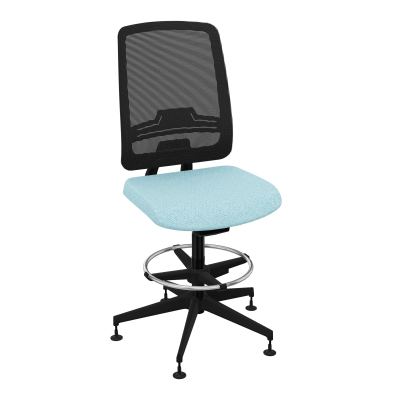 OSCAR 2 SIEGE AUTOREG. HD RESIL CADRE NOIR ASSISE TISSU-PATINS BF SV IW