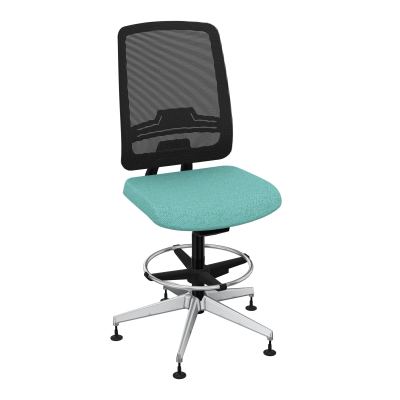 OSCAR 2 SIEGE AUTOREG. HD RESIL CADRE NOIR ASSISE TISSU-PATINS BG SQ IW