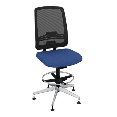OSCAR 2 SIEGE AUTOREG. HD RESIL CADRE NOIR ASSISE TISSU-PATINS BH SQ IW