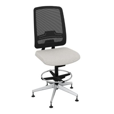 OSCAR 2 SIEGE AUTOREG. HD RESIL CADRE NOIR ASSISE TISSU-PATINS BM SQ IW