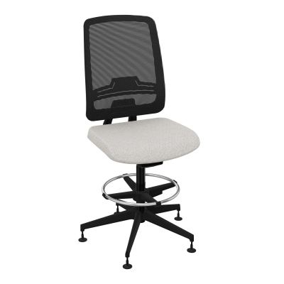 OSCAR 2 SIEGE AUTOREG. HD RESIL CADRE NOIR ASSISE TISSU-PATINS BM SV IW