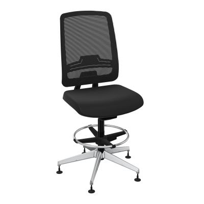 OSCAR 2 SIEGE AUTOREG. HD RESIL CADRE NOIR ASSISE TISSU-PATINS CB SQ IW