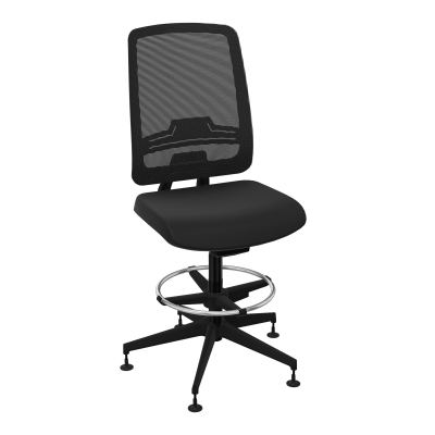 OSCAR 2 SIEGE AUTOREG. HD RESIL CADRE NOIR ASSISE TISSU-PATINS CB SV IW