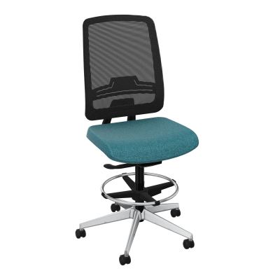 OSCAR 2 SIEGE AUTOREG. HD RESIL CADRE NOIR ASSISE TISSU-ROUL SOL DUR FREIN EN CHARGE B4 S