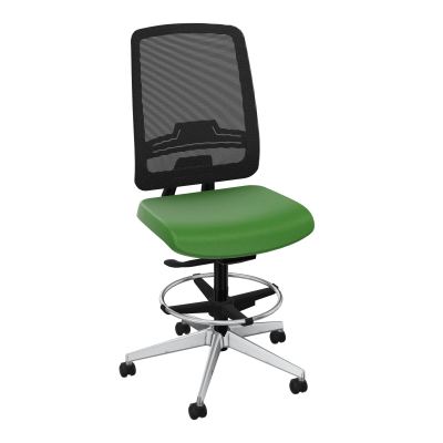 OSCAR 2 SIEGE AUTOREG. HD RESIL CADRE NOIR ASSISE TISSU-ROUL SOL SOUPLE FREIN EN CHARGE A