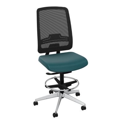 OSCAR 2 SIEGE AUTOREG. HD RESIL CADRE NOIR ASSISE TISSU-ROUL SOL SOUPLE FREIN EN CHARGE A