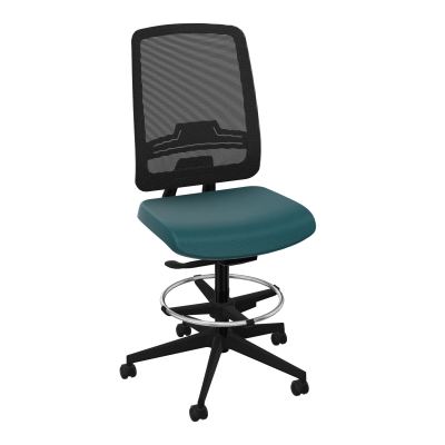 OSCAR 2 SIEGE AUTOREG. HD RESIL CADRE NOIR ASSISE TISSU-ROUL SOL SOUPLE FREIN EN CHARGE A