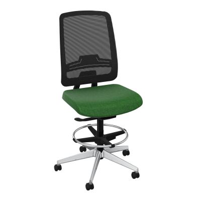 OSCAR 2 SIEGE AUTOREG. HD RESIL CADRE NOIR ASSISE TISSU-ROUL SOL SOUPLE FREIN EN CHARGE B