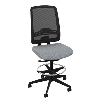 OSCAR 2 SIEGE AUTOREG. HD RESIL CADRE NOIR ASSISE TISSU-ROUL SOL SOUPLE FREIN EN CHARGE B5