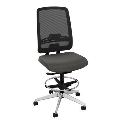 OSCAR 2 SIEGE AUTOREG. HD RESIL CADRE NOIR ASSISE TISSU-ROUL SOL SOUPLE FREIN EN CHARGE B