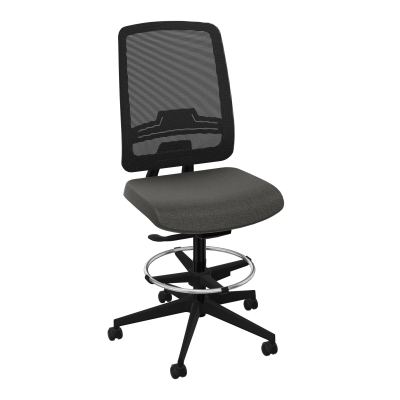 OSCAR 2 SIEGE AUTOREG. HD RESIL CADRE NOIR ASSISE TISSU-ROUL SOL SOUPLE FREIN EN CHARGE B