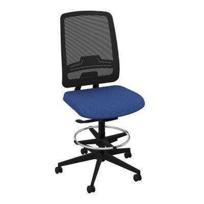 OSCAR 2 SIEGE AUTOREG. HD RESIL CADRE NOIR ASSISE TISSU-ROUL SOL SOUPLE FREIN EN CHARGE B