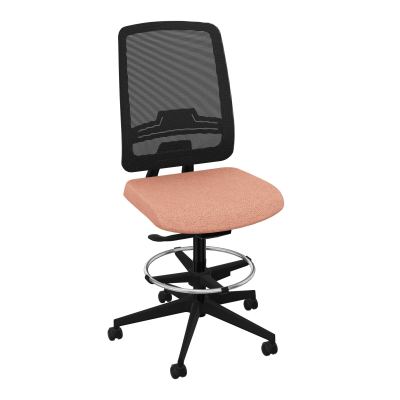 OSCAR 2 SIEGE AUTOREG. HD RESIL CADRE NOIR ASSISE TISSU-ROUL SOL SOUPLE FREIN EN CHARGE B