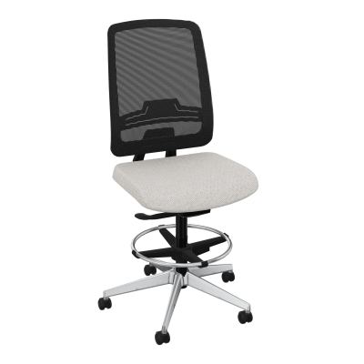 OSCAR 2 SIEGE AUTOREG. HD RESIL CADRE NOIR ASSISE TISSU-ROUL SOL SOUPLE FREIN EN CHARGE B