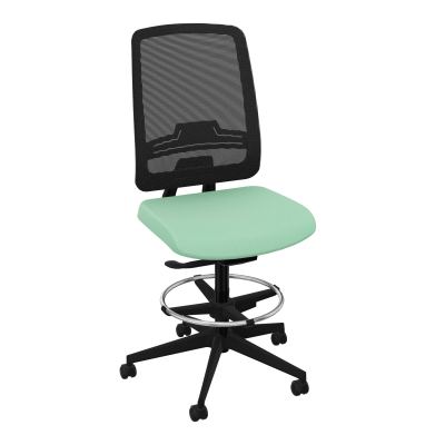 OSCAR 2 SIEGE AUTOREG. HD RESIL CADRE NOIR ASSISE TISSU-ROUL SOL SOUPLE FREIN EN CHARGE E
