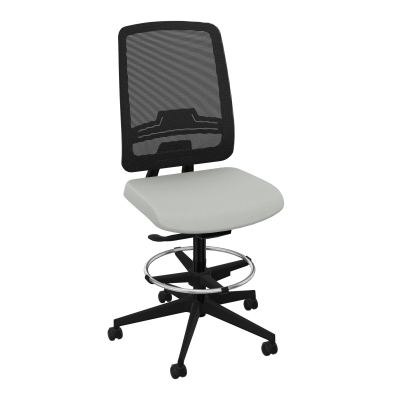 OSCAR 2 SIEGE AUTOREG. HD RESIL CADRE NOIR ASSISE TISSU-ROUL SOL SOUPLE FREIN EN CHARGE E