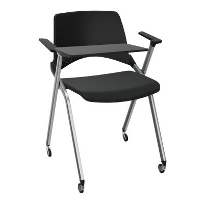 EMI CHAISE 4P RLT DOS POLYP /ASS PIVOT TISSU AVEC ACCOUDOIRS+TABLETTE A DROITE KE SQ PU
