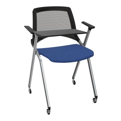 EMI CHAISE 4P RLT DOS RESIL / ASS PIVOT TISSU AVEC ACCOUDOIRS+TABLETTE A DROITE UH BH SQ