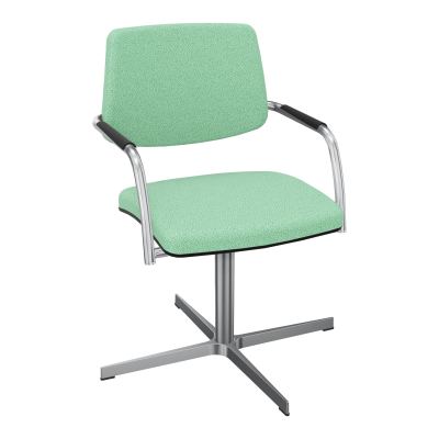 ISABEL SIEGE BD TISSU 4 BRANCHES RETOUR POINT FIXE SANS MECANISME E4 SQ
