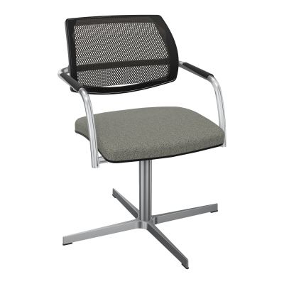 ISABEL SIEGE BD RESILLE 4 BRANCHES RETOUR POINT FIXE SANS MECANISME ASS.TISSU B1 SQ IN