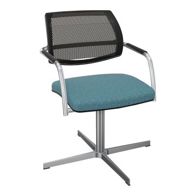 ISABEL SIEGE BD RESILLE 4 BRANCHES RETOUR POINT FIXE SANS MECANISME ASS.TISSU B4 SQ IN
