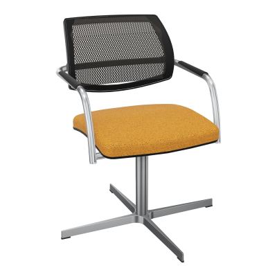 ISABEL SIEGE BD RESILLE 4 BRANCHES RETOUR POINT FIXE SANS MECANISME ASS.TISSU BO SQ IN