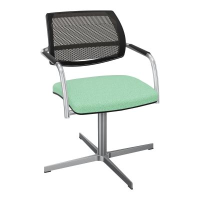 ISABEL SIEGE BD RESILLE 4 BRANCHES RETOUR POINT FIXE SANS MECANISME ASS.TISSU E4 SQ IN