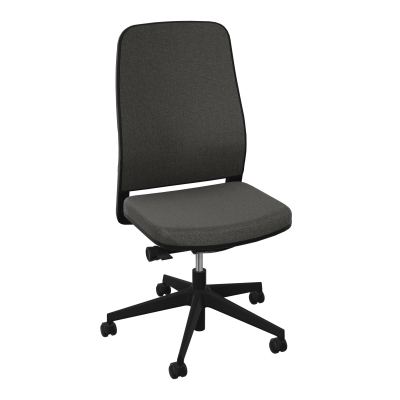 LEON SY LATERAL-DOS/ASS TISSU-CADRE NOIR-ROUL SPLE FREIN HORS CHARGE 50 MM