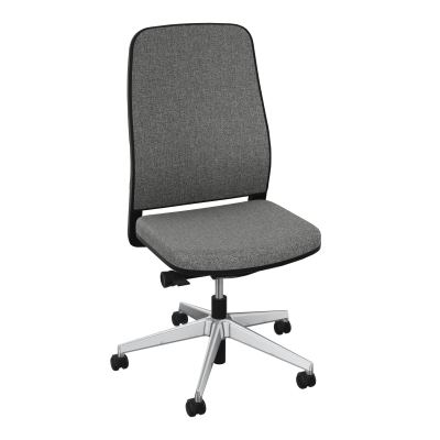LEON SY LATERAL-DOS/ASS TISSU-CADRE NOIR-ROUL SPLE FREIN EN CHARGE 50 MM