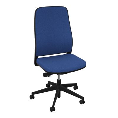LEON SY LATERAL-DOS/ASS TISSU-CADRE NOIR-ROUL SPLE FREIN EN CHARGE 50 MM